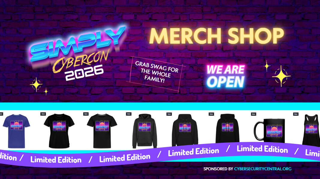 Simply Cyber Con 2026 Merch Store SimplyCyberCon 2026 Merch Store
